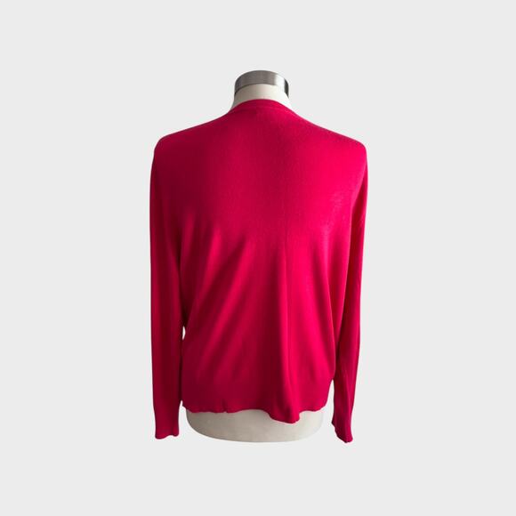 Charter Club Womens XL Button Front Cardigan Sweater Rayon Nylon Blend Pink - Picture 5 of 9